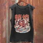 Vintage Octopus Washed Tank Top