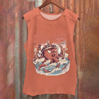 Vintage Octopus Washed Tank Top