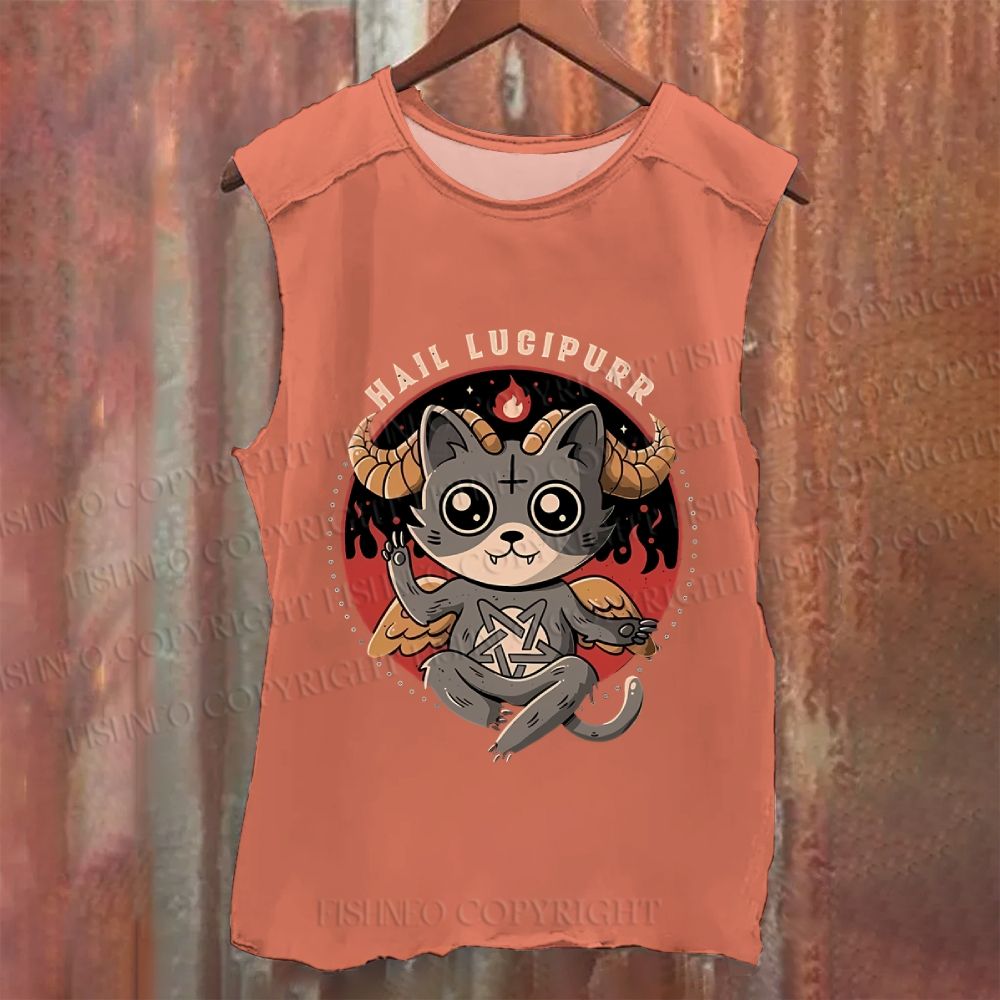 Vintage Hali Lucipurr Washed Tank Top