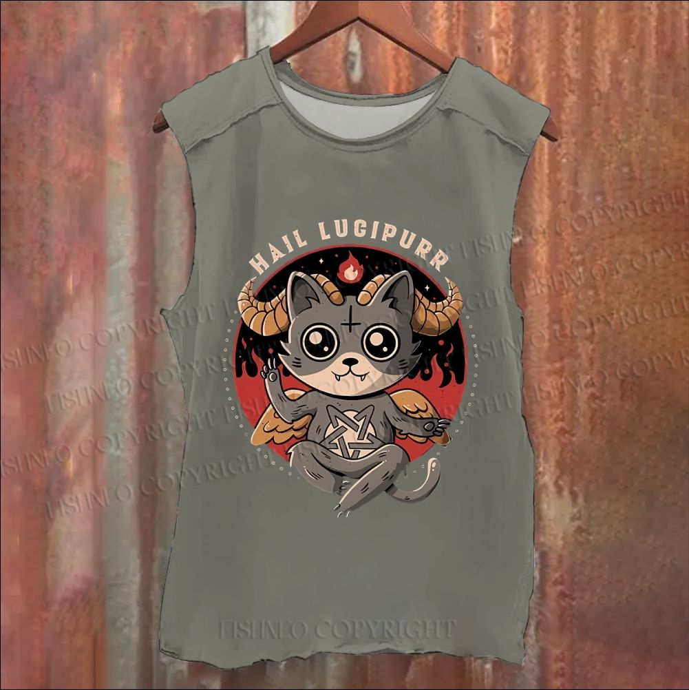Vintage Hali Lucipurr Washed Tank Top