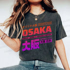 Unisex Osaka Printed Washed Tee