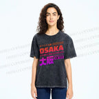 Unisex Osaka Printed Washed Tee