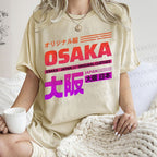 Unisex Osaka Printed Washed Tee