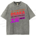 Unisex Osaka Printed Washed Tee