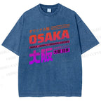 Unisex Osaka Printed Washed Tee