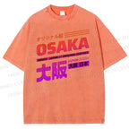 Unisex Osaka Printed Washed Tee