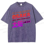 Unisex Osaka Printed Washed Tee
