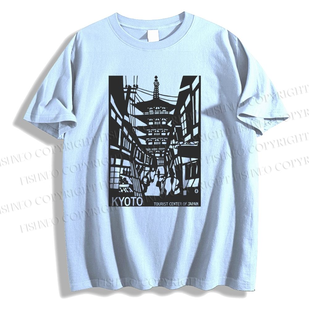 Unisex Vintage Kyoto Graffiti Classic Cotton T-shirt