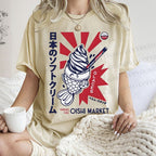 Unisex Oishi Market Printed Washed Tee