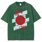 Unisex Osaka City Printed Washed Tee