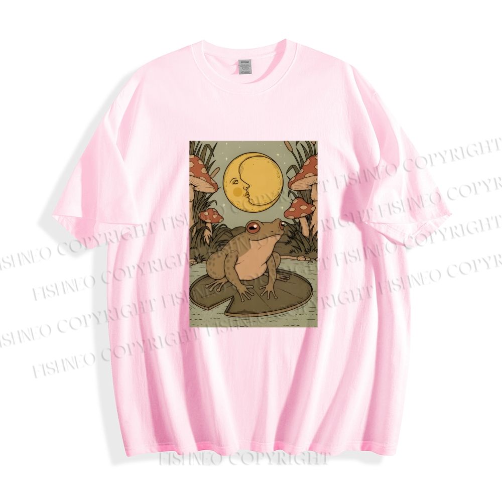 Unisex Vintage Frog Graffiti Classic Cotton T-shirt