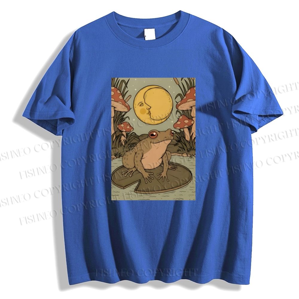 Unisex Vintage Frog Graffiti Classic Cotton T-shirt