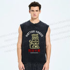 Unisex Hattori Hanzo Printed Washed Tank Top