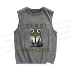 Unisex Frog Monday Already Printed Washed Tank Top