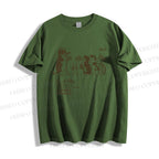 Unisex Cat Graffiti Classic Cotton T-shirt
