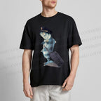 Unisex Fish Pilot Classic Cotton T-shirt