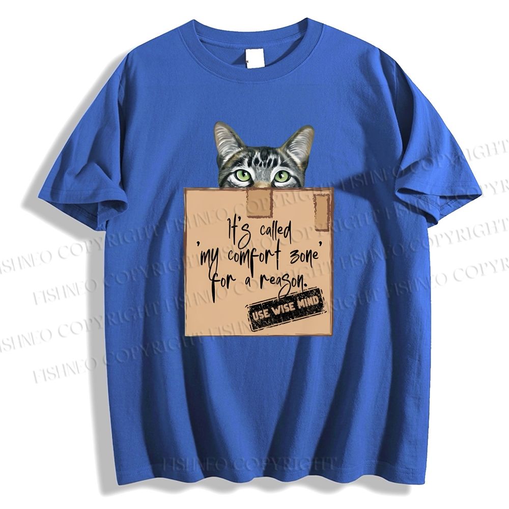 Unisex Cat In Box Classic Cotton T-shirt