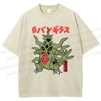Unisex Monsters Printed Washed Tee