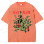 Unisex Monsters Printed Washed Tee