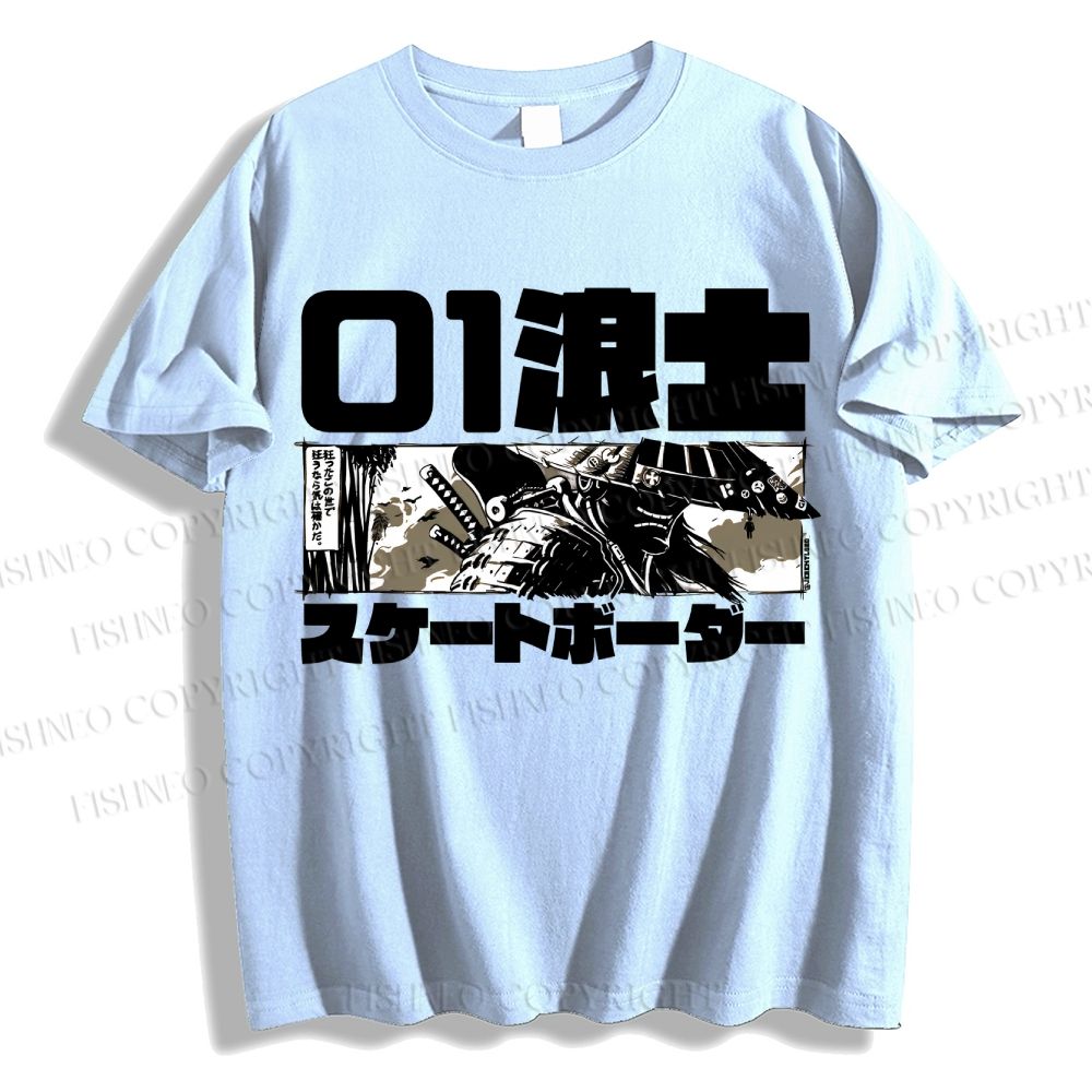 Unisex Japanese Samurai Classic Cotton T-shirt