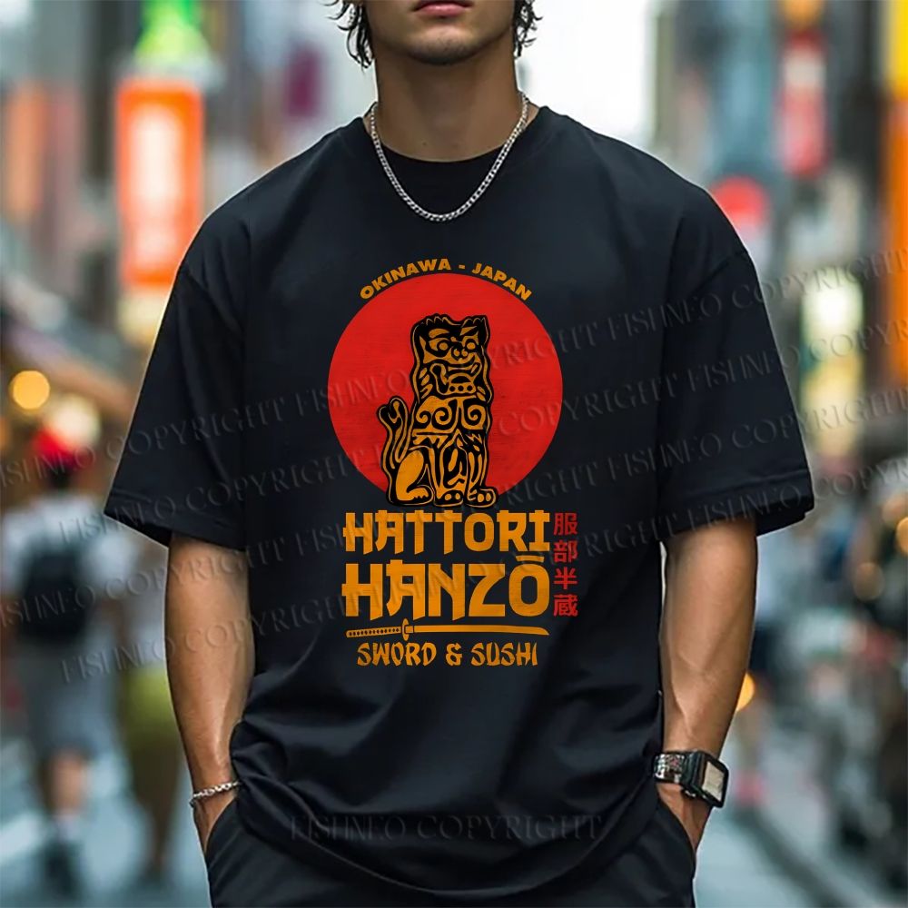 Unisex Hattori Hanzo Printed Classic Cotton T-shirt