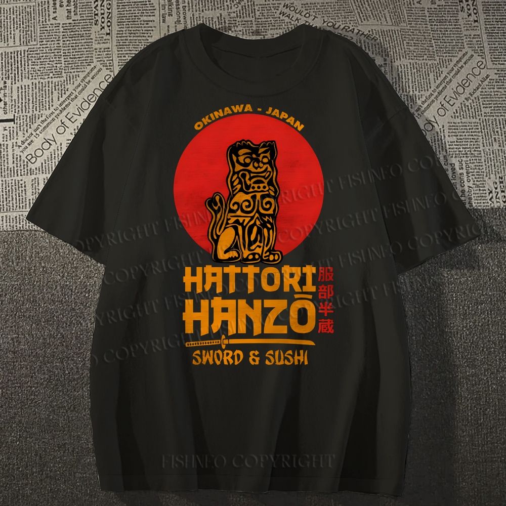 Unisex Hattori Hanzo Printed Classic Cotton T-shirt