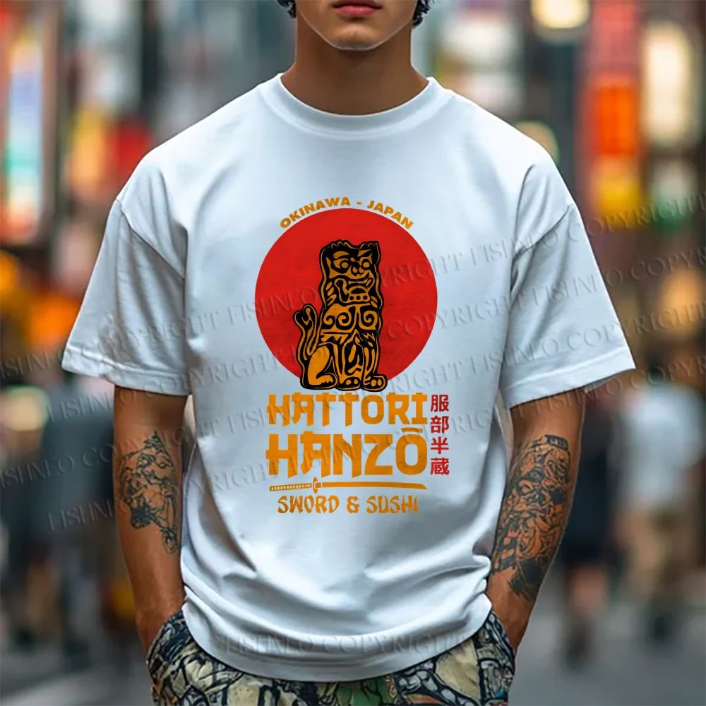 Unisex Hattori Hanzo Printed Classic Cotton T-shirt