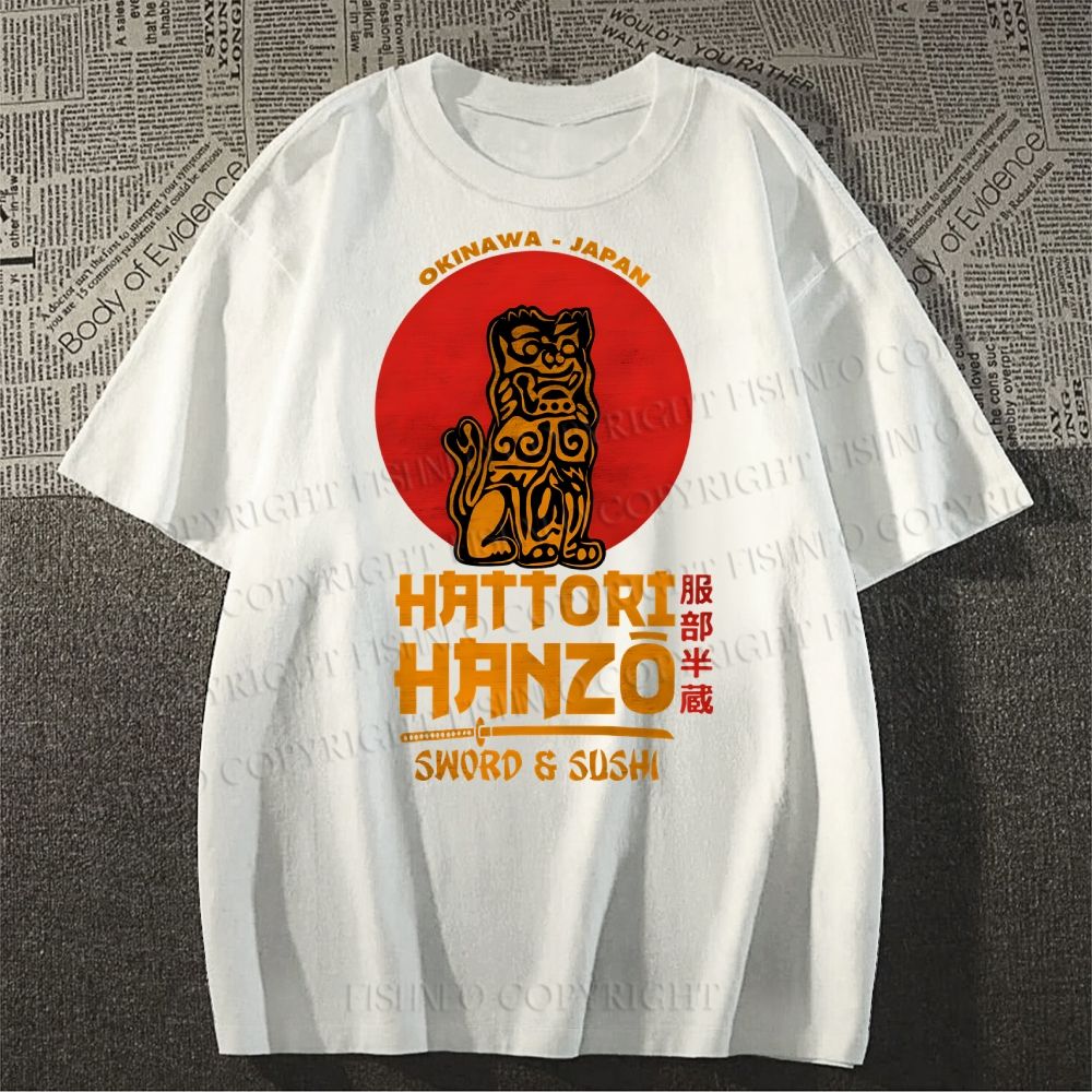 Unisex Hattori Hanzo Printed Classic Cotton T-shirt