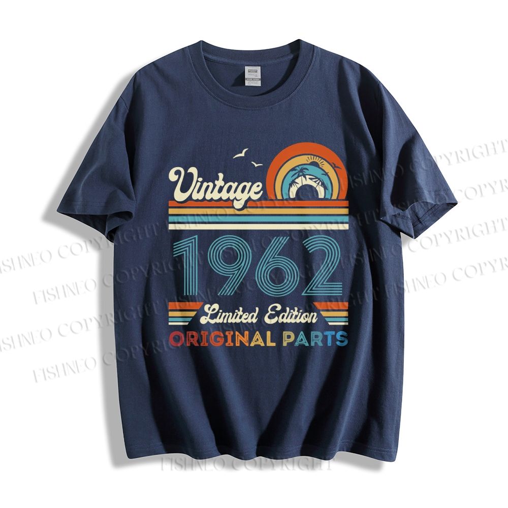 Unisex Vintage Rainbow Graffiti Classic Cotton T-shirt