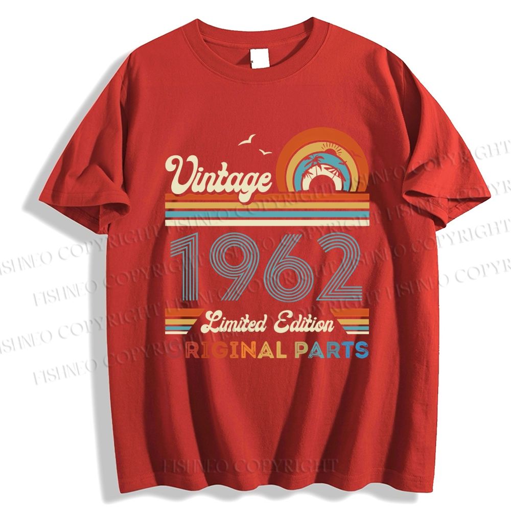 Unisex Vintage Rainbow Graffiti Classic Cotton T-shirt