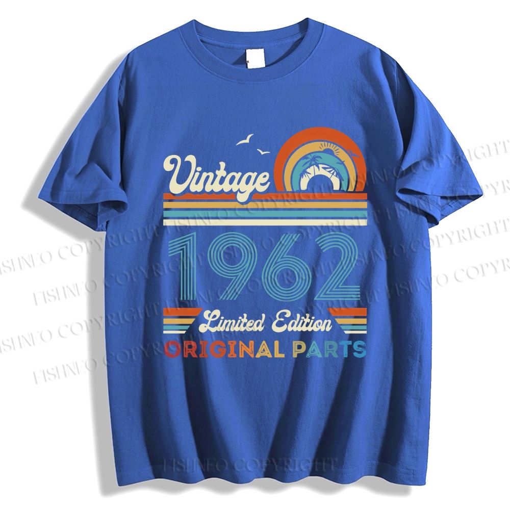 Unisex Vintage Rainbow Graffiti Classic Cotton T-shirt