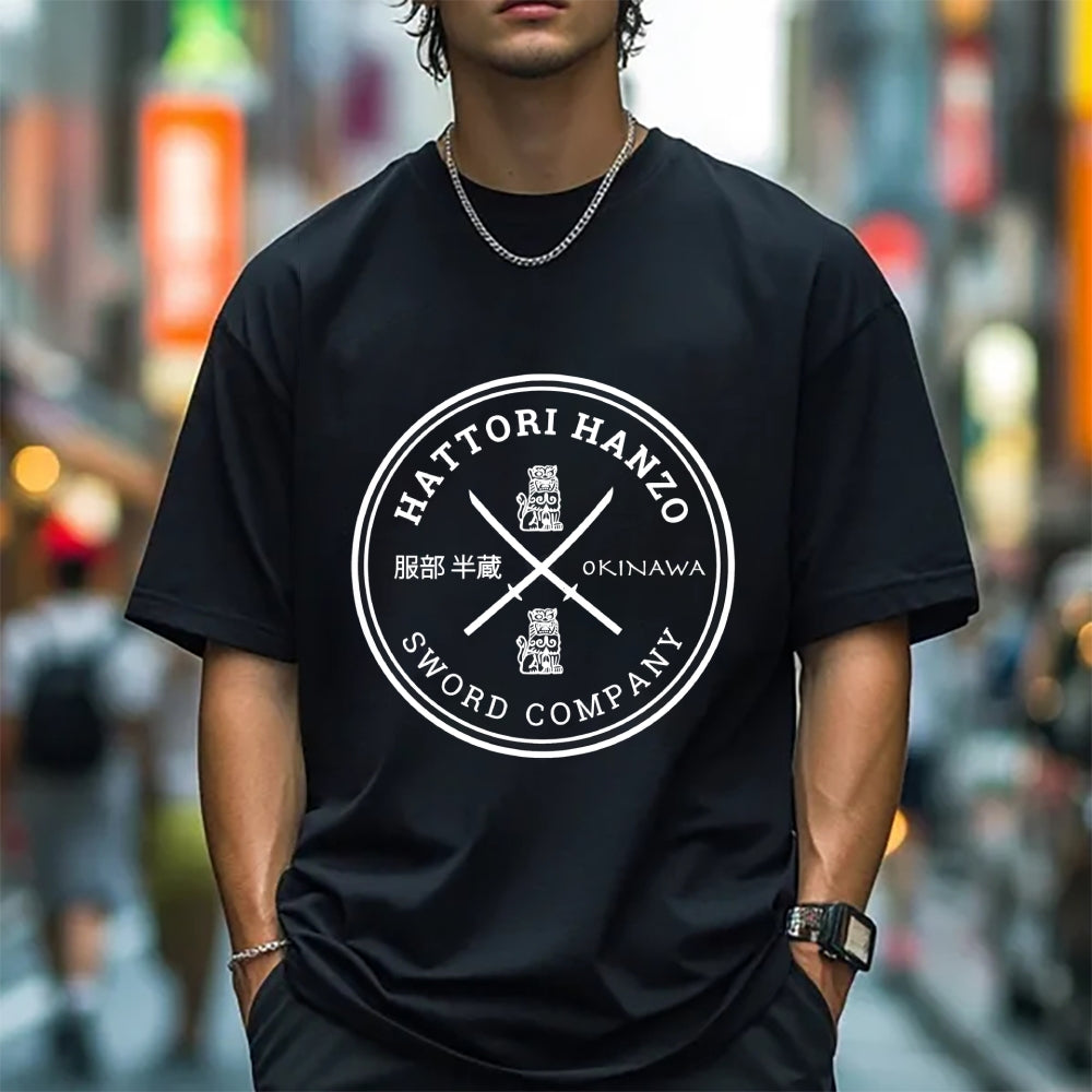 Hattori Hanzo Komainu Okinawa Sword Company Japanese Style Classic Tee
