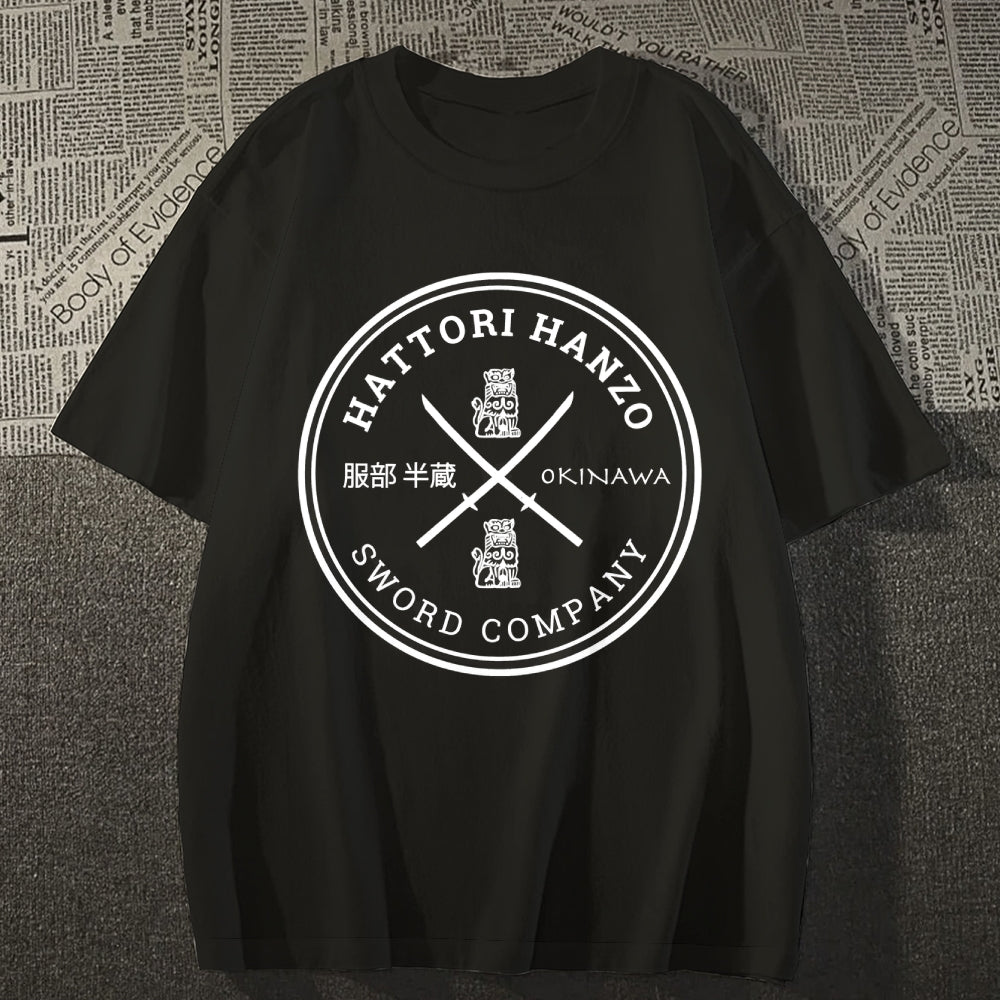 Hattori Hanzo Komainu Okinawa Sword Company Japanese Style Classic Tee