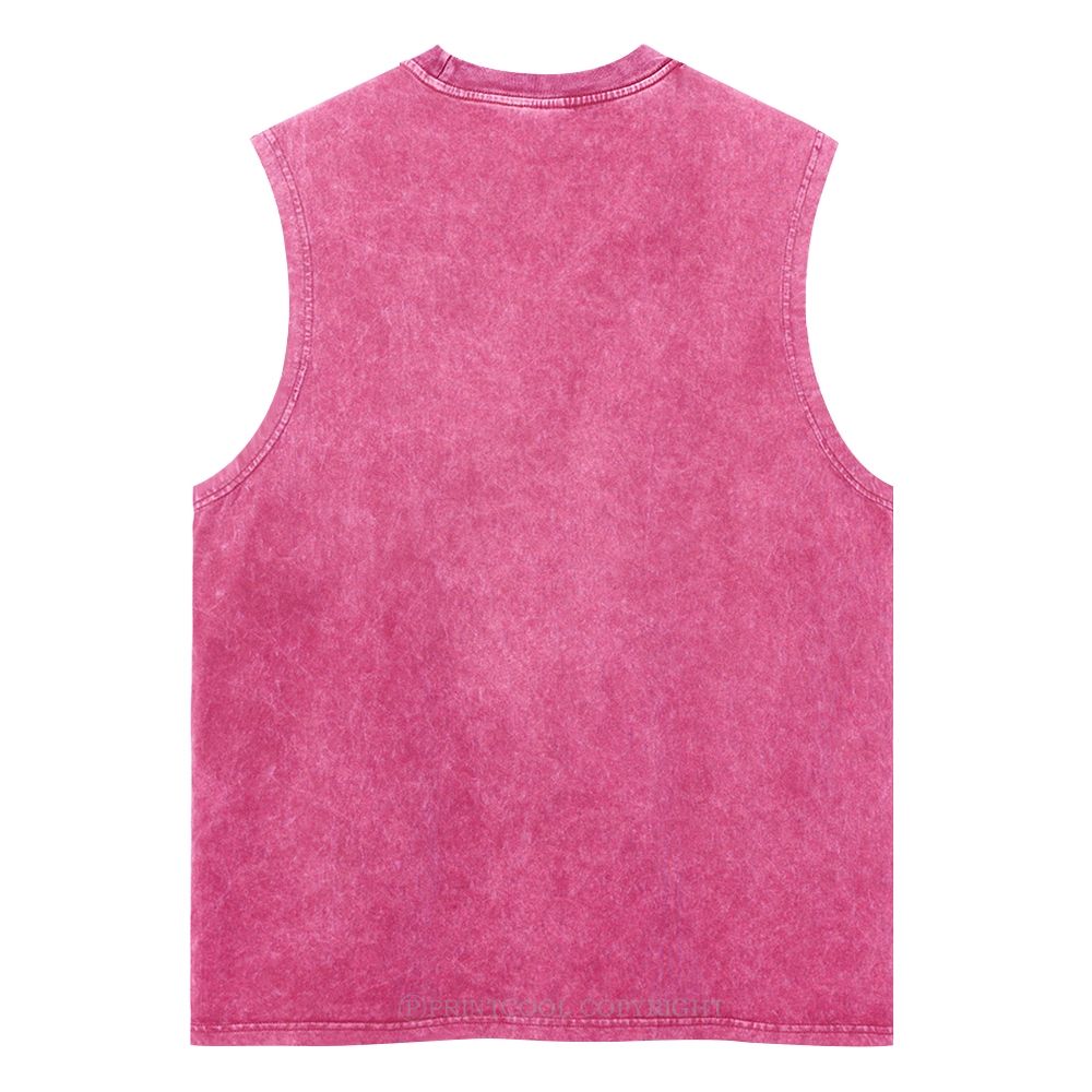 Alternating Wolves Unisex Washed Tank Top