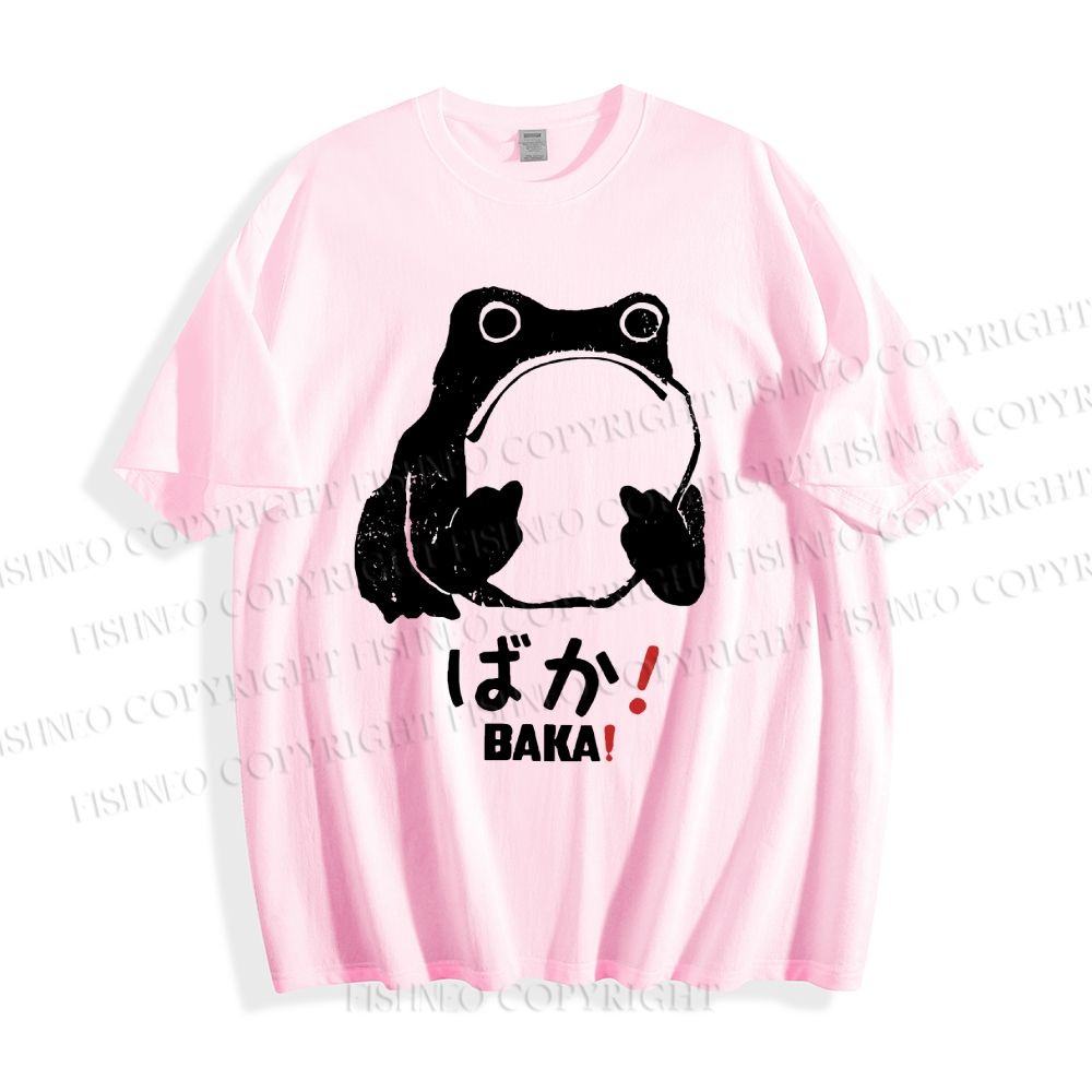 Unisex Stupid Frog Vintage Classic Cotton T-shirt