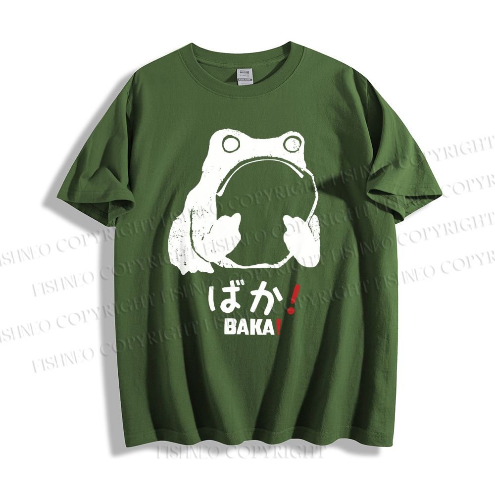 Unisex Stupid Frog Vintage Classic Cotton T-shirt