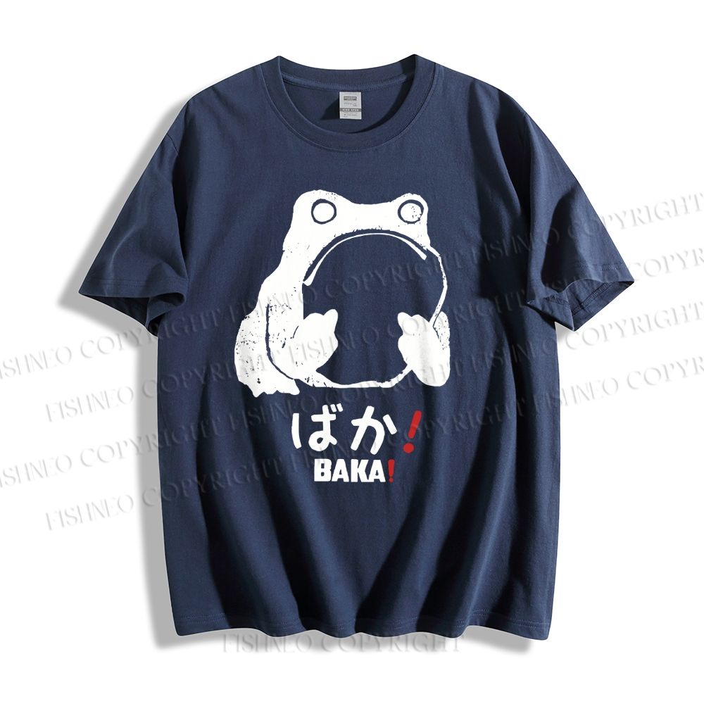 Unisex Stupid Frog Vintage Classic Cotton T-shirt