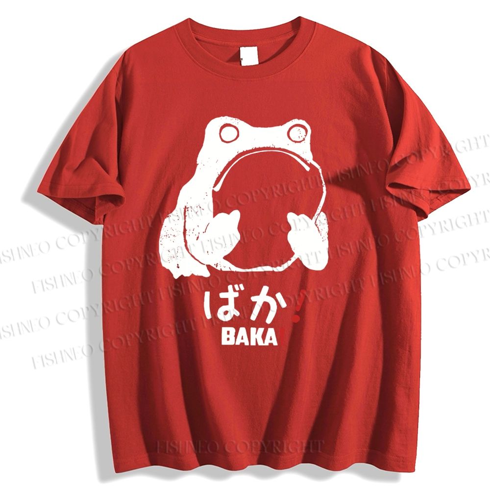 Unisex Stupid Frog Vintage Classic Cotton T-shirt