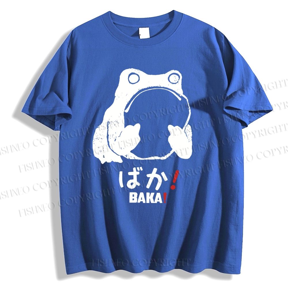 Unisex Stupid Frog Vintage Classic Cotton T-shirt