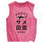 Unisex Asako Numaguchi Printed Washed Tank Top