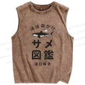 Unisex Asako Numaguchi Printed Washed Tank Top
