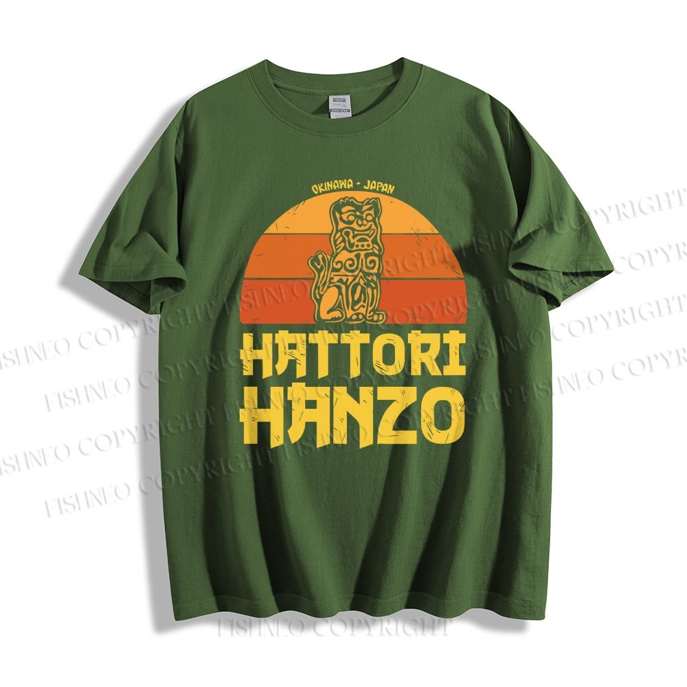 Unisex Vintage Japanese Hattori Hanzo Classic Cotton T-shirt