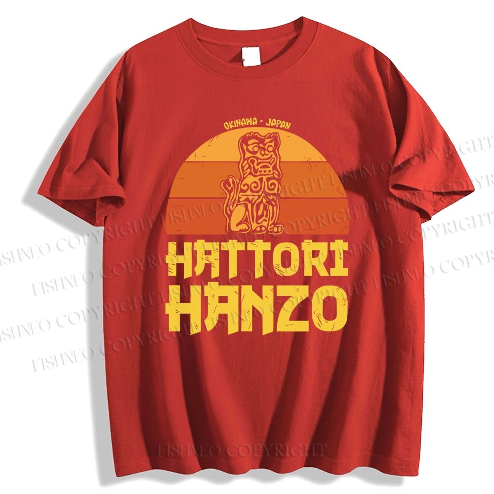 Unisex Vintage Japanese Hattori Hanzo Classic Cotton T-shirt
