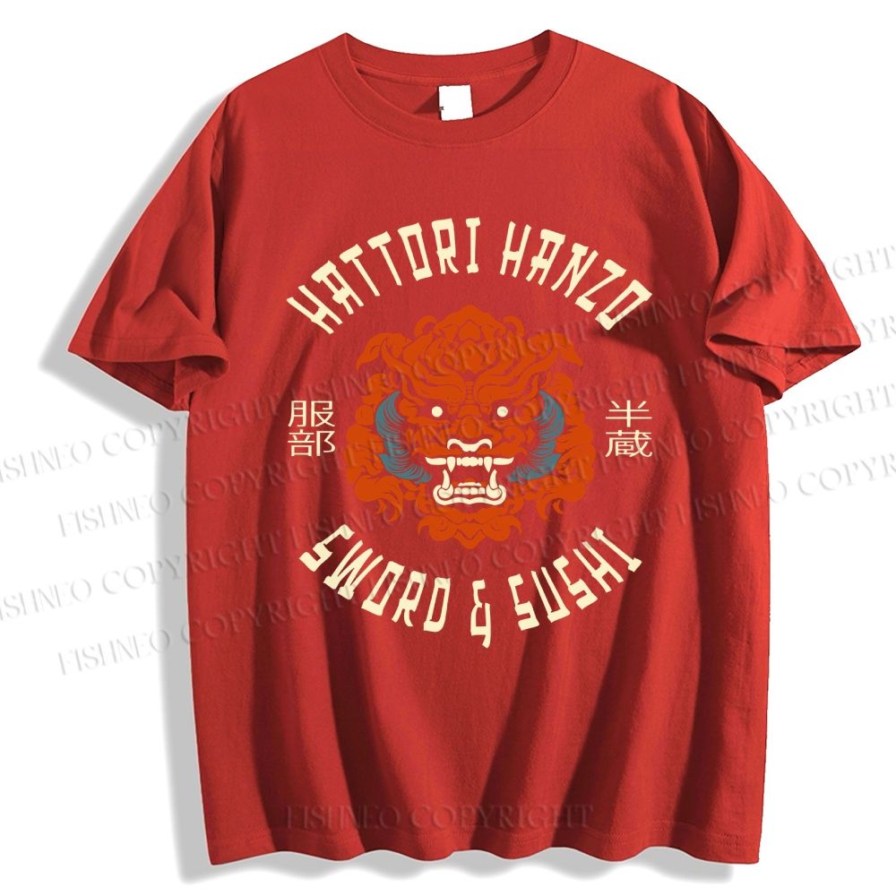 Unisex Vintage Japanese Hattori Hanzo Classic Cotton T-shirt