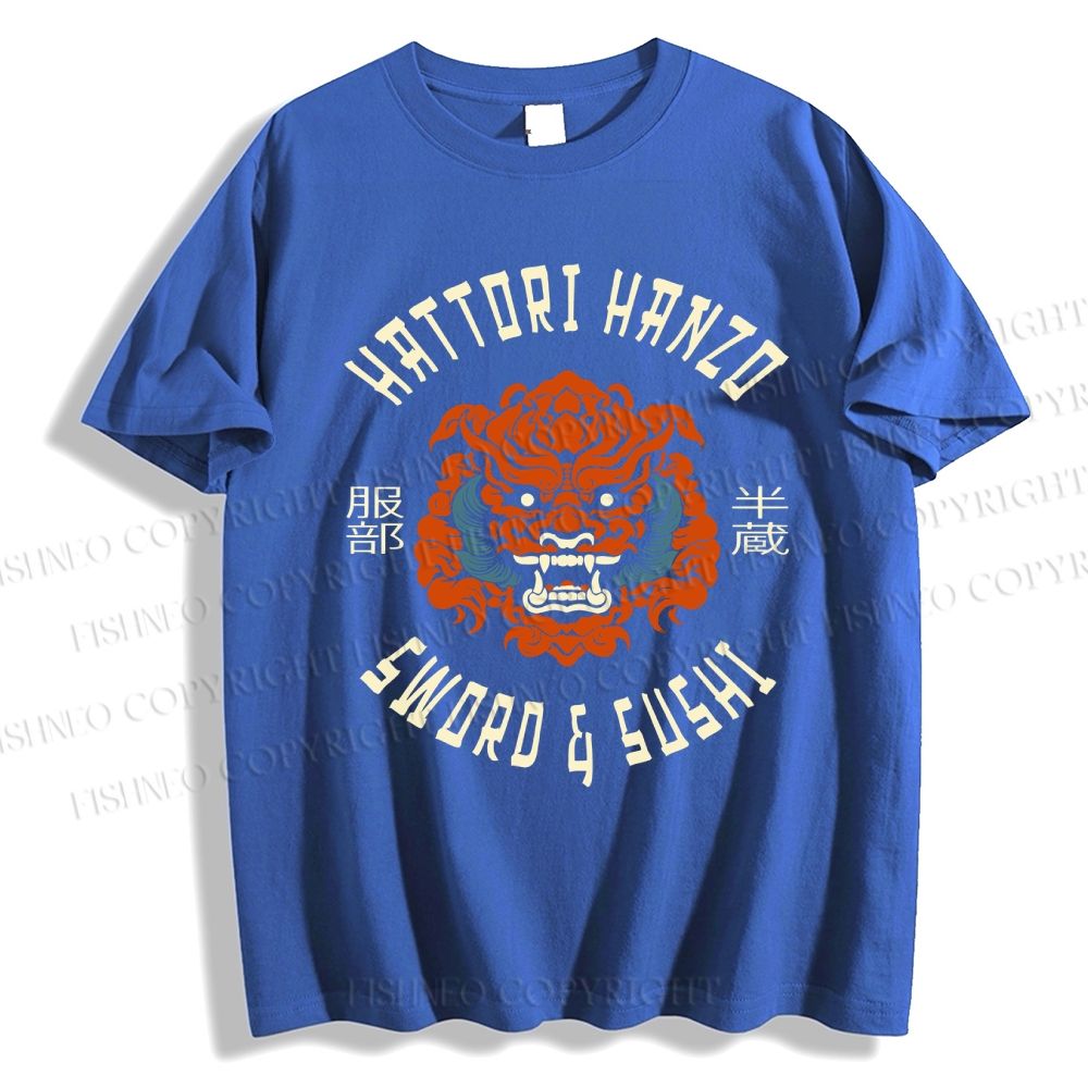 Unisex Vintage Japanese Hattori Hanzo Classic Cotton T-shirt
