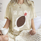 Unisex Printed Washed Tee 2505010624