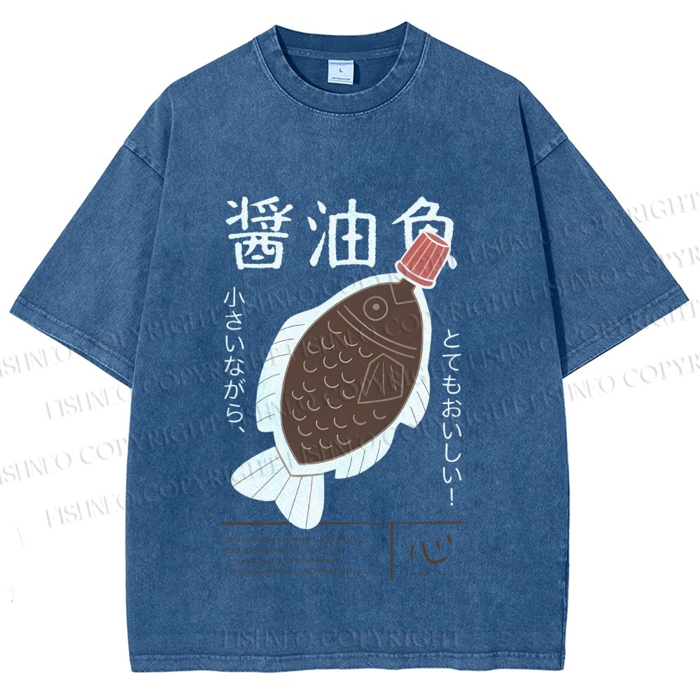 Unisex Printed Washed Tee 2505010624