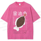 Unisex Printed Washed Tee 2505010624