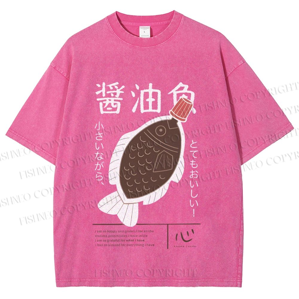 Unisex Printed Washed Tee 2505010624