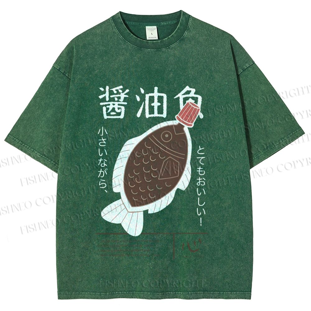 Unisex Printed Washed Tee 2505010624